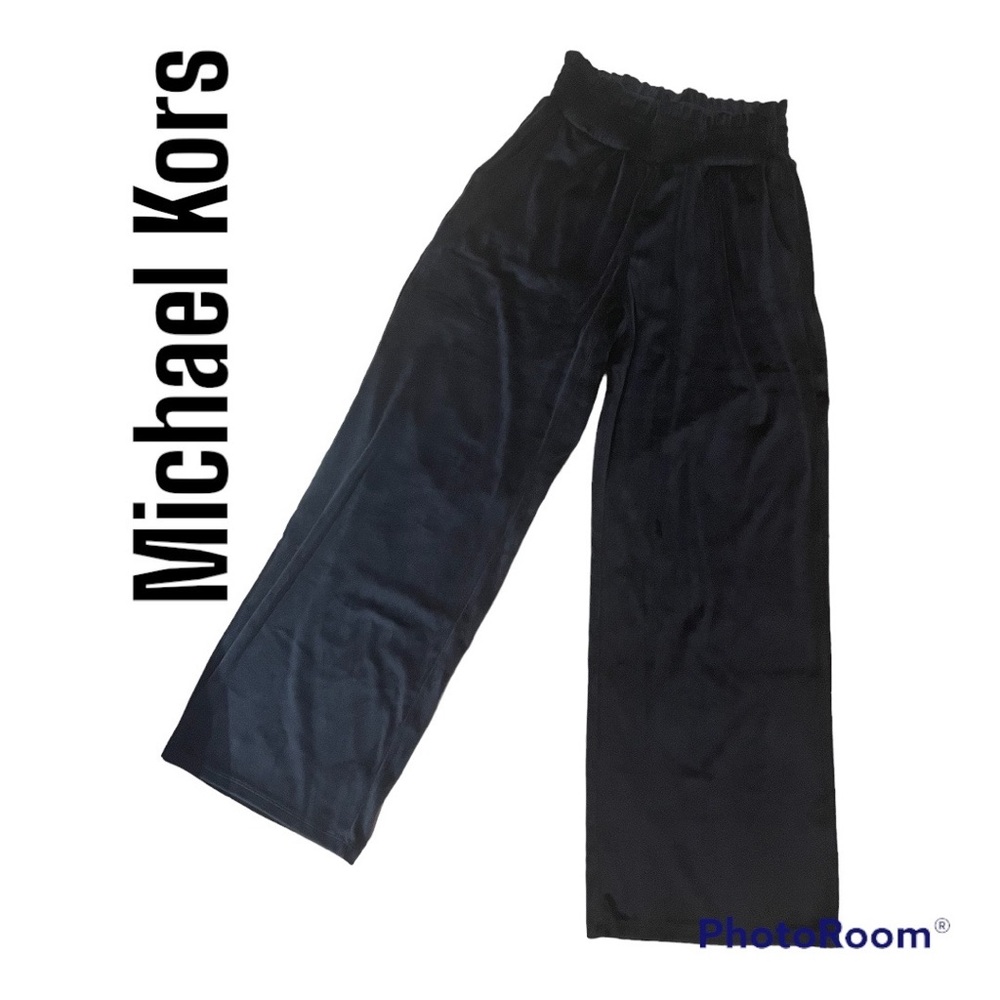 Velour Wide Leg Pants